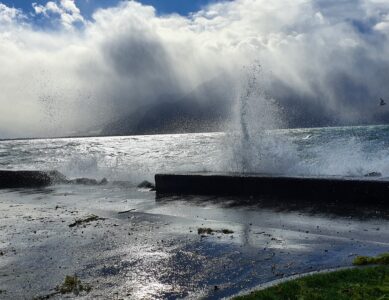 Lac Léman en mode tempête